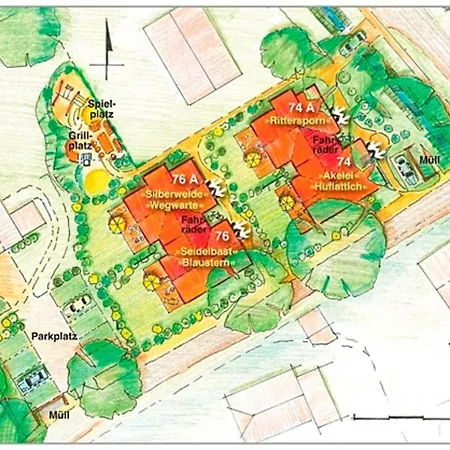 아파트 Domizil Am Ostseewald, Fw Seidelbast - A63466 징스트